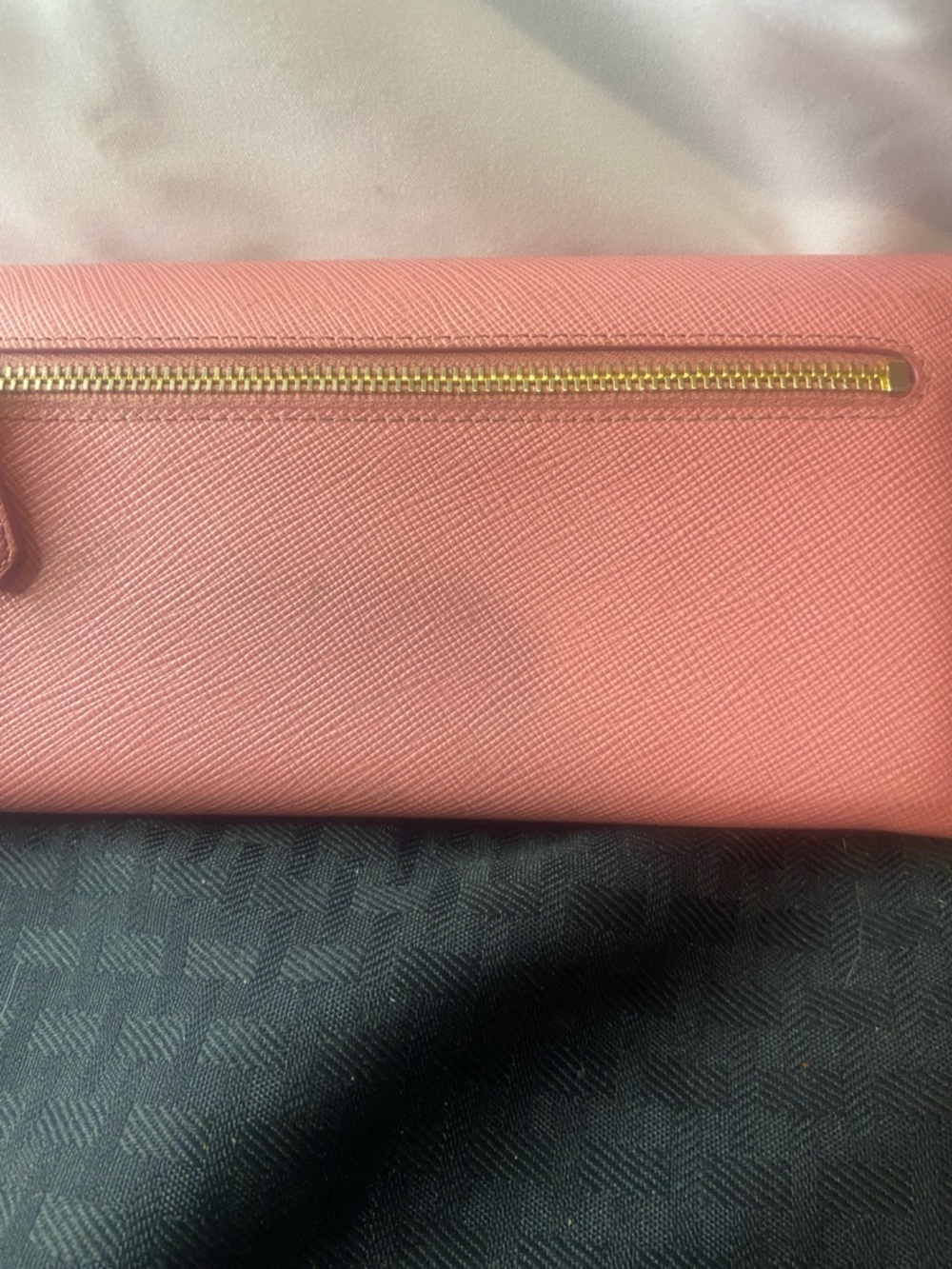 Prada Pink long wallet w/ ID card holder see pics - Picture 10 of 12